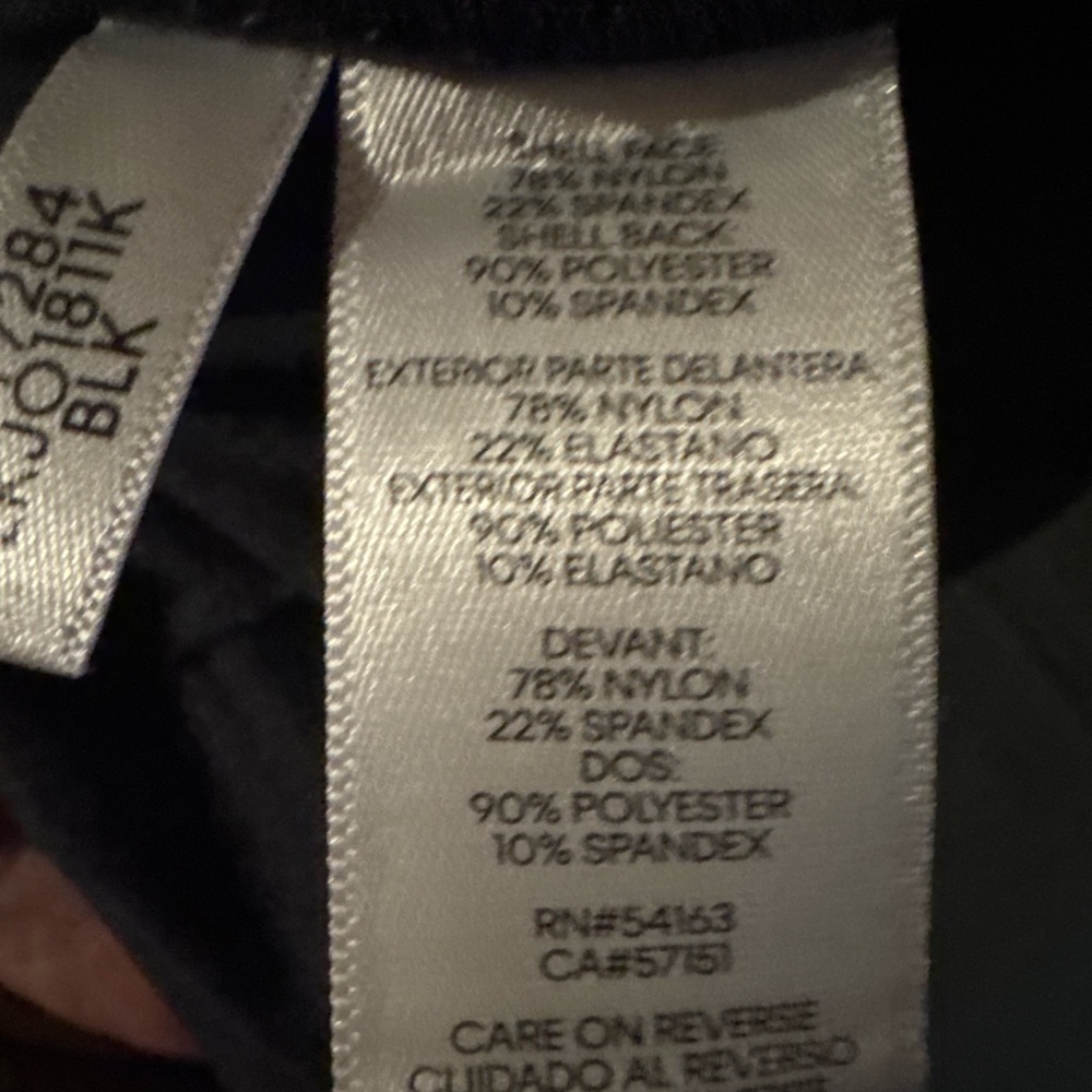 Nike Pro Leggings XS Gray Black Colorblock Athletic Pants - Picture 5 of 5
